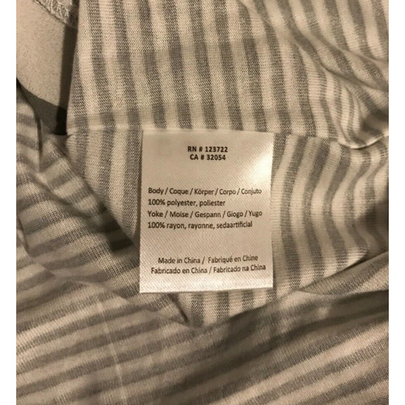 Anthropologie One September Madrigal Mixed Media Stripe Blouse - Picture 10 of 11